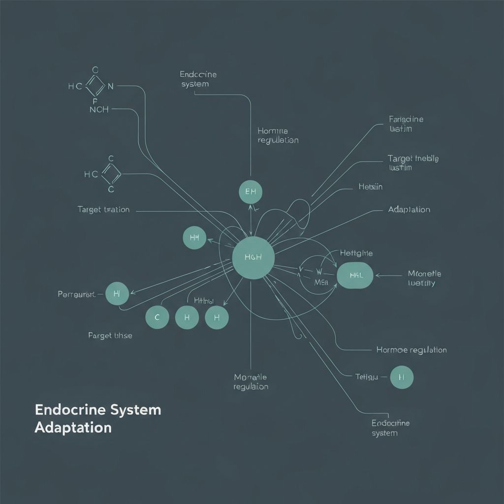 Endocrine system visualization